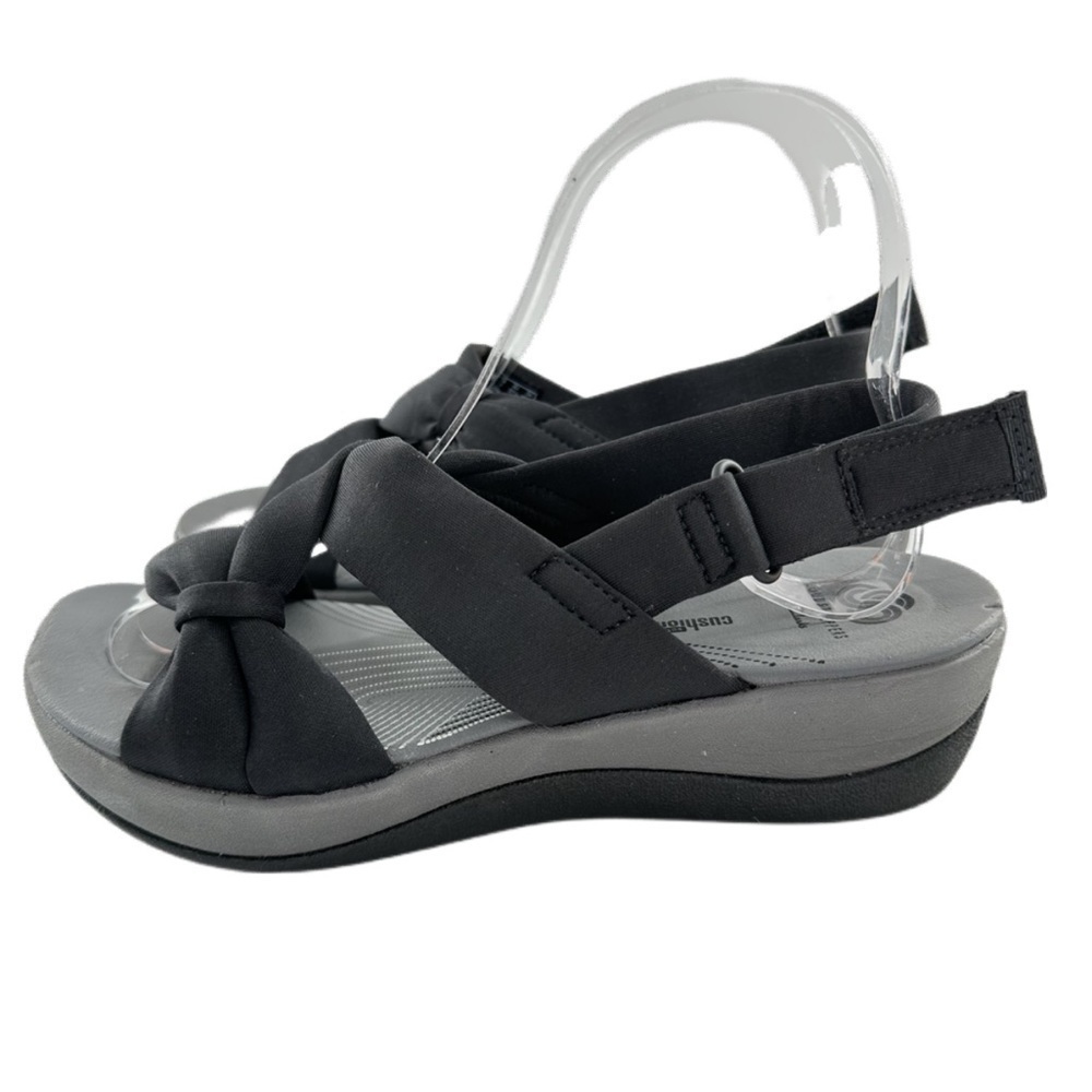 Clarks cloudsteppers Arla Meg sandals black comfort walking - Picture 3 of 14